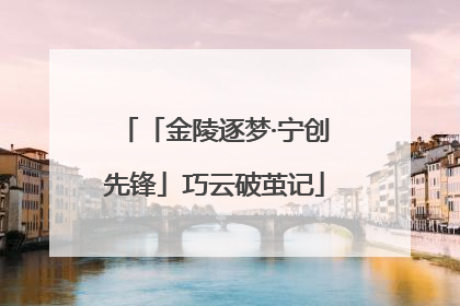 「金陵逐梦·宁创先锋」巧云破茧记