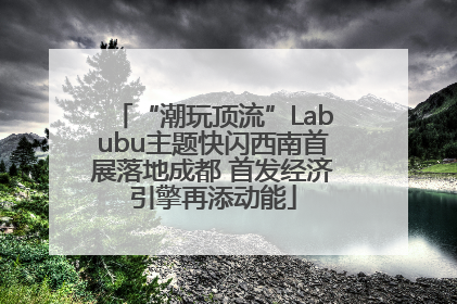 “潮玩顶流”Labubu主题快闪西南首展落地成都 首发经济引擎再添动能