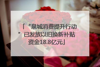 “泉城消费提升行动”已发放以旧换新补贴资金18.8亿元