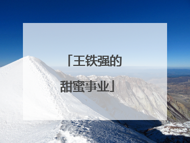 王铁强的甜蜜事业
