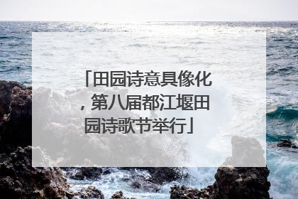 田园诗意具像化，第八届都江堰田园诗歌节举行