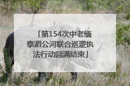 第154次中老缅泰湄公河联合巡逻执法行动圆满结束