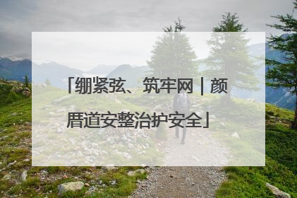 绷紧弦、筑牢网｜颜厝道安整治护安全