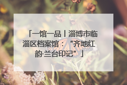 一馆一品丨淄博市临淄区档案馆：“齐地红韵·兰台印记”