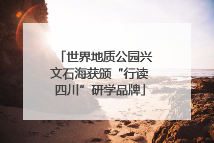 世界地质公园兴文石海获颁“行读四川”研学品牌