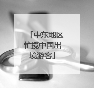 中东地区忙揽中国出境游客