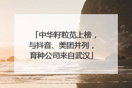 中华籽粒苋上榜，与抖音、美团并列，育种公司来自武汉