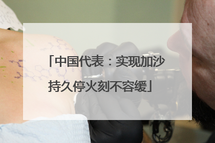 中国代表:实现加沙持久停火刻不容缓