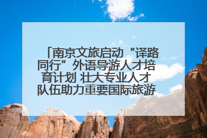 南京文旅启动“译路同行”外语导游人才培育计划 壮大专业人才队伍助力重要国际旅游目的地建设