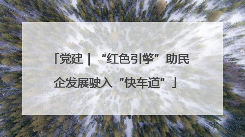 党建｜“红色引擎”助民企发展驶入“快车道”