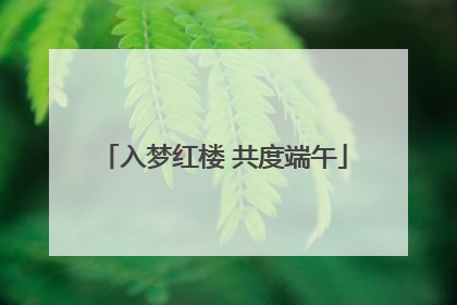 入梦红楼 共度端午