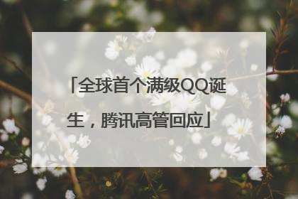 全球首个满级QQ诞生，腾讯高管回应
