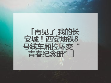 再见了 我的长安城！西安地铁8号线车厢拉环变“青春纪念册”