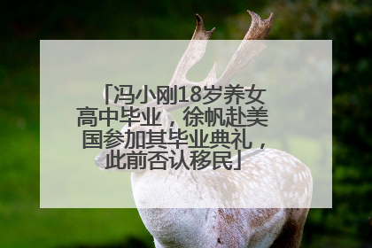 冯小刚18岁养女高中毕业，徐帆赴美国参加其毕业典礼，此前否认移民