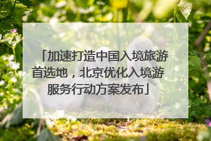 加速打造中国入境旅游首选地，北京优化入境游服务行动方案发布