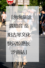 匆匆旅途遇知音 岳阳古琴文化快闪惊艳长沙南站