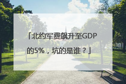 北约军费飙升至GDP的5%，坑的是谁？