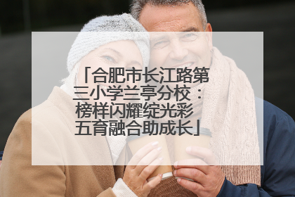 合肥市长江路第三小学兰亭分校：榜样闪耀绽光彩 五育融合助成长