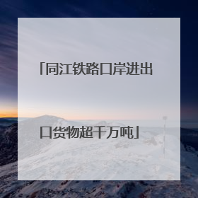 同江铁路口岸进出口货物超千万吨
