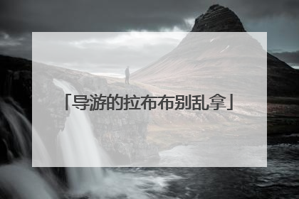 导游的拉布布别乱拿