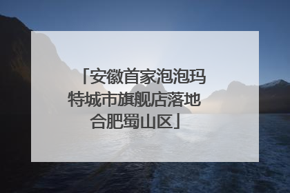 安徽首家泡泡玛特城市旗舰店落地合肥蜀山区