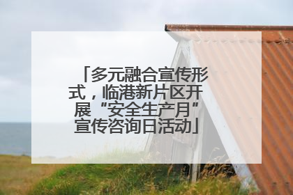 多元融合宣传形式，临港新片区开展“安全生产月”宣传咨询日活动