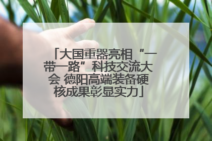 大国重器亮相“一带一路”科技交流大会 德阳高端装备硬核成果彰显实力