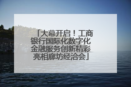 大幕开启！工商银行国际化数字化金融服务创新精彩亮相廊坊经洽会