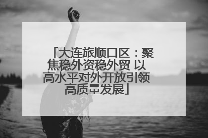 大连旅顺口区：聚焦稳外资稳外贸 以高水平对外开放引领高质量发展