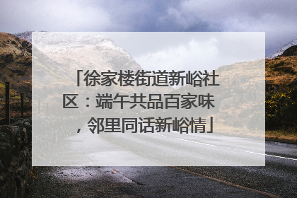 徐家楼街道新峪社区：端午共品百家味，邻里同话新峪情