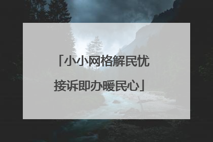 小小网格解民忧 接诉即办暖民心
