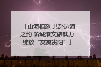 山海相邀 共赴边海之约 防城港文旅魅力绽放“爽爽贵阳”