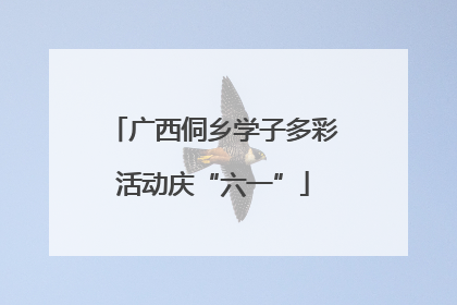 广西侗乡学子多彩活动庆“六一”