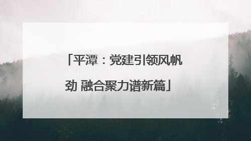 平潭：党建引领风帆劲 融合聚力谱新篇