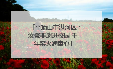 平顶山市湛河区：汝瓷非遗进校园 千年窑火润童心