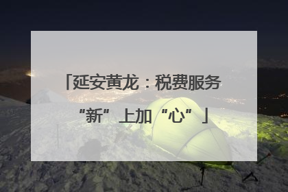 延安黄龙：税费服务“新”上加“心”