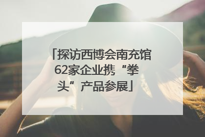 探访西博会南充馆 62家企业携“拳头”产品参展