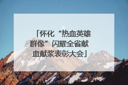 怀化“热血英雄群像”闪耀全省献血献浆表彰大会