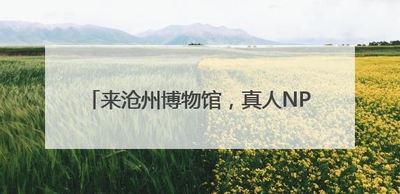 来沧州博物馆，真人NPC带你“穿越”到千年前