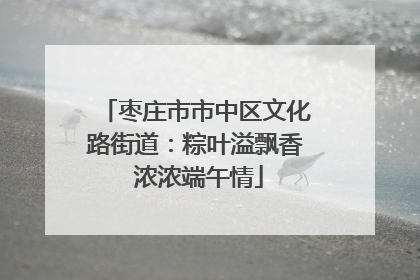 枣庄市市中区文化路街道：粽叶溢飘香 浓浓端午情