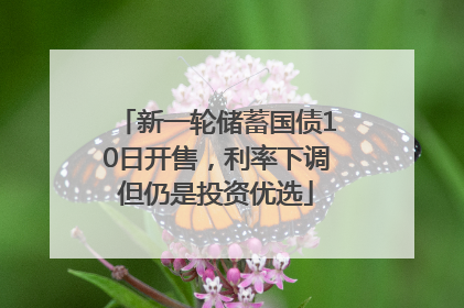 新一轮储蓄国债10日开售，利率下调但仍是投资优选