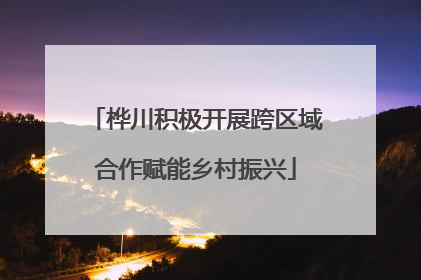 桦川积极开展跨区域合作赋能乡村振兴