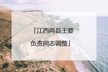 江西两县主要负责同志调整