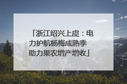 浙江绍兴上虞：电力护航杨梅成熟季 助力果农增产增收