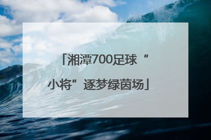 湘潭700足球“小将”逐梦绿茵场