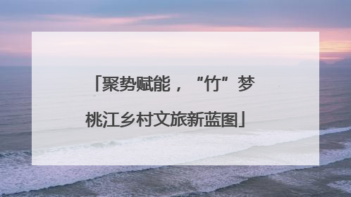 聚势赋能，“竹”梦桃江乡村文旅新蓝图