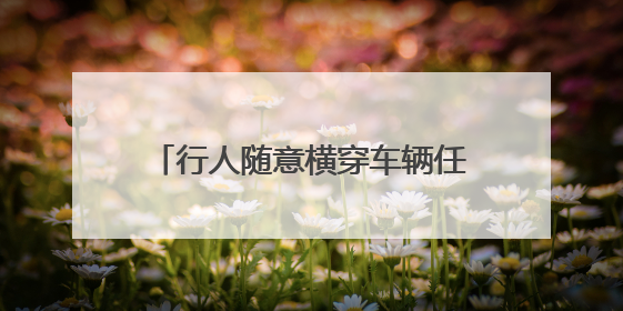 行人随意横穿车辆任意掉头 长安学府大街这个路段存安全隐患