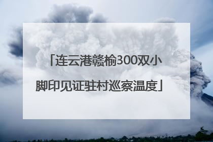 连云港赣榆300双小脚印见证驻村巡察温度