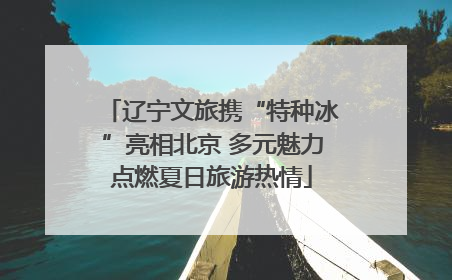 辽宁文旅携“特种冰”亮相北京 多元魅力点燃夏日旅游热情