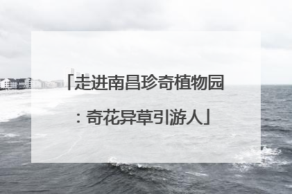 走进南昌珍奇植物园：奇花异草引游人